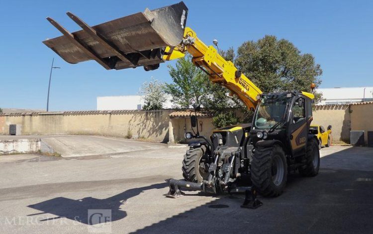 DIECI CHARIOT ELEVATEUR + FOURCHES + POTENCE JAUNE 6752