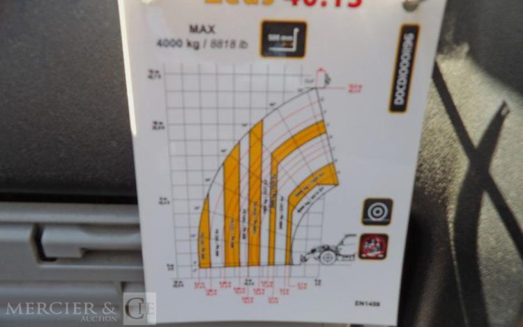 DIECI CHARIOT ELEVATEUR + FOURCHES + POTENCE JAUNE 6752