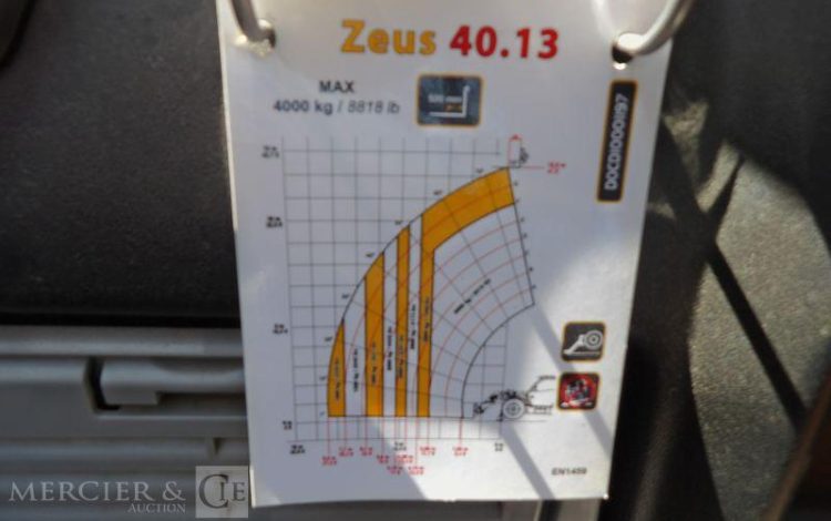 DIECI CHARIOT ELEVATEUR + FOURCHES + POTENCE JAUNE 6752