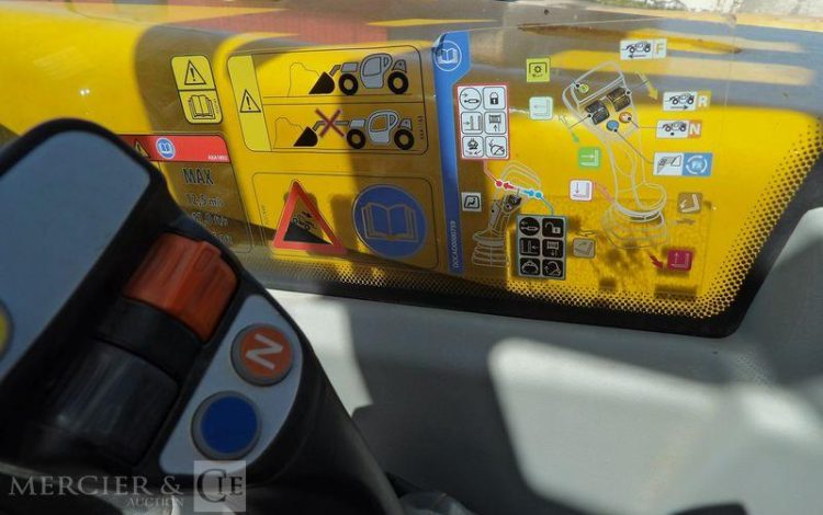 DIECI CHARIOT ELEVATEUR + FOURCHES + POTENCE JAUNE 6752