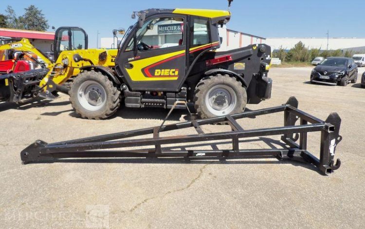 DIECI CHARIOT ELEVATEUR + FOURCHES + POTENCE JAUNE 6752