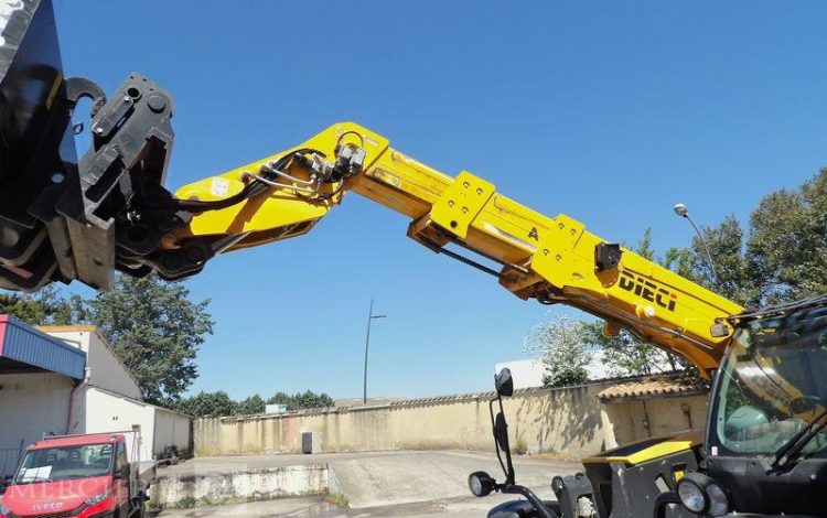 DIECI CHARIOT ELEVATEUR + FOURCHES + POTENCE JAUNE 6752