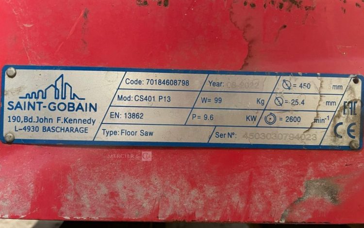 SAINT GOBAIN CS401 P13  1MAM42026