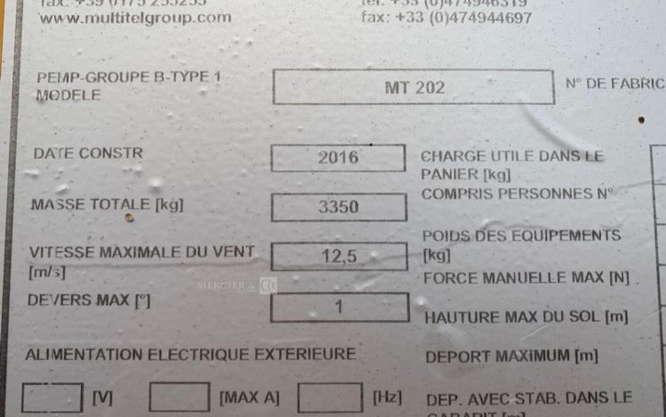 RENAULT RENAULT MAXITY / MULTITEL MT202  CAM010159