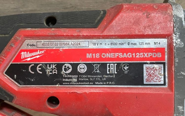 MILWAUKEE M18 ONEFSAG125XPDB  MIL010049