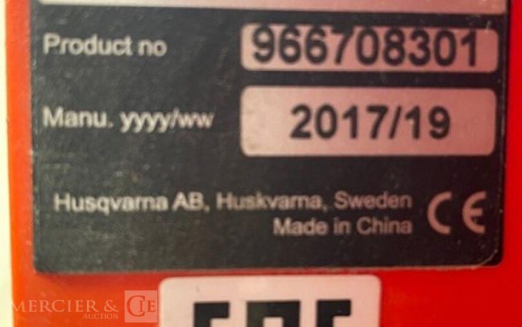 HUSQVARNA WT15  TAN010986