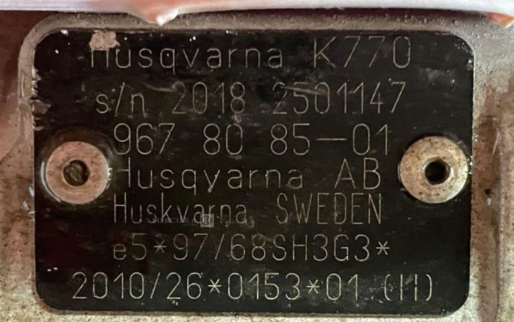 HUSQVARNA K770  TRO013720