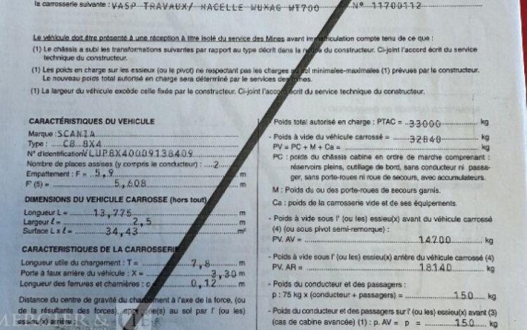 SCANIA / WUMAG P380 / WT700  WUMAG