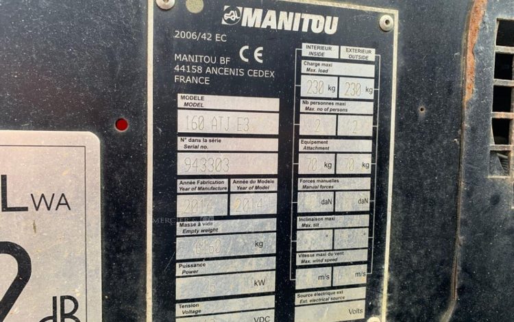 MANITOU 160 ATJ E3  L640G019