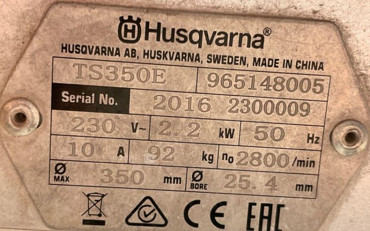 HUSQVARNA TS350E  47MAM42026