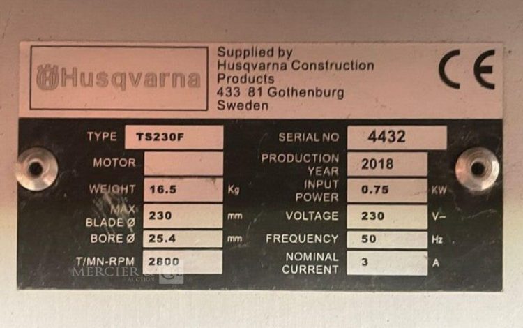 HUSQVARNA TS230F  44MAM42026