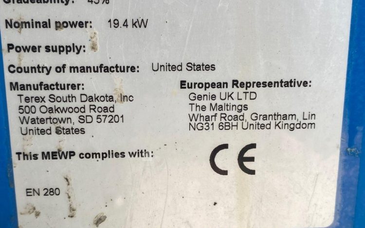 GENIE Z-34/22 IC – 4WD  A12DVGQ099