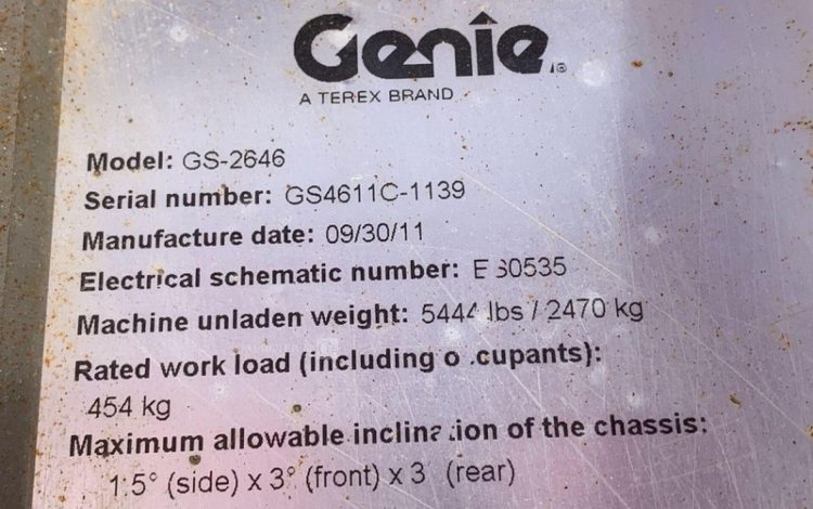 GENIE GS-2646  109736