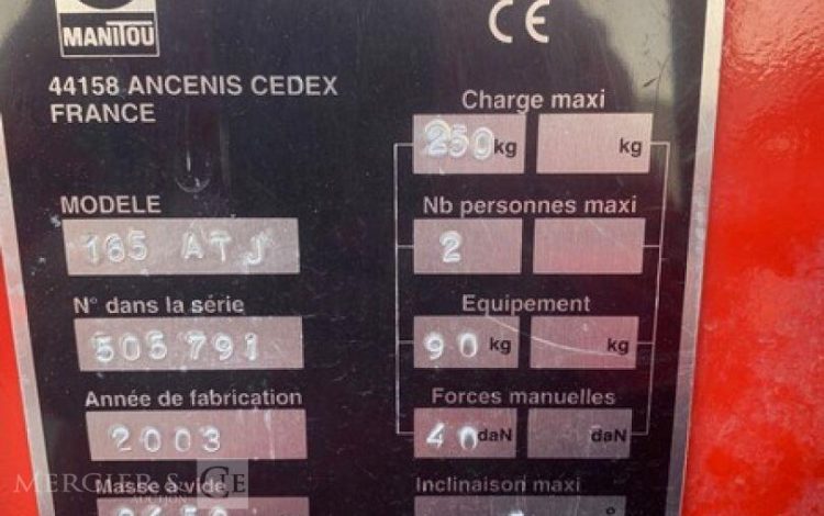 MANITOU 165 ATJ  505791