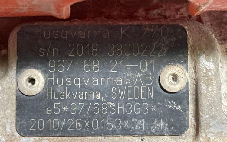 HUSQVARNA K770  TRO012603