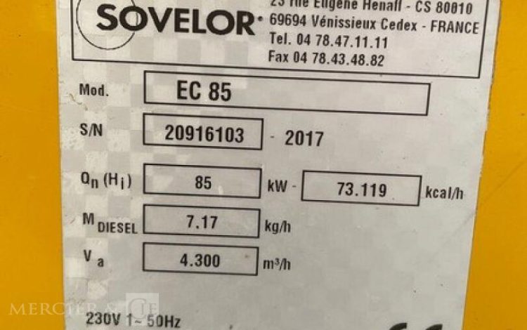 SOVELOR EC85  CID010554