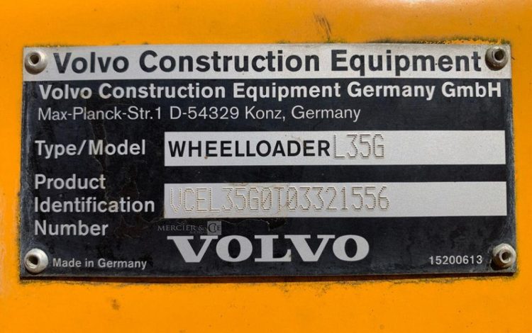 VOLVO L35G  KUB010009