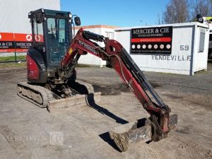 YANMAR MINI PELLE VIO27-6 SUR CHENILLES – 2,7 TONNES DIESEL – 2735 HEURES – ANNEE 2022 ROUGE 19767