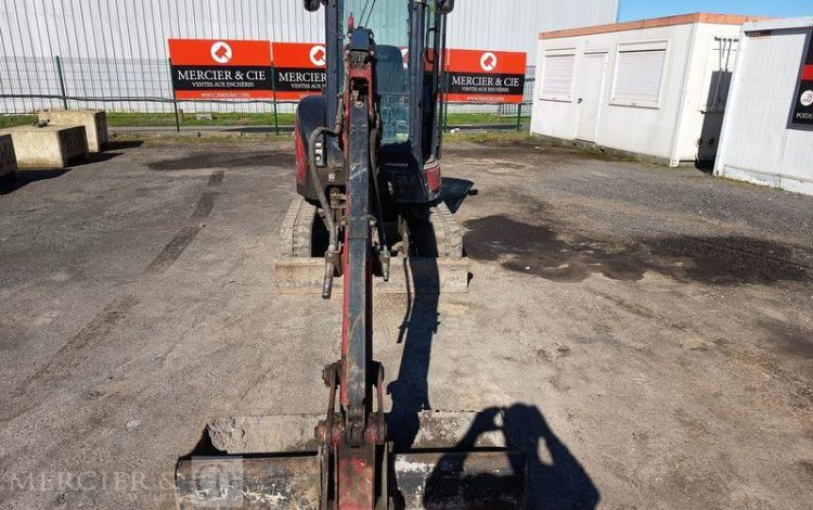 YANMAR MINI PELLE VIO27-6 SUR CHENILLES – 2,7 TONNES DIESEL – 2735 HEURES – ANNEE 2022 ROUGE 19767