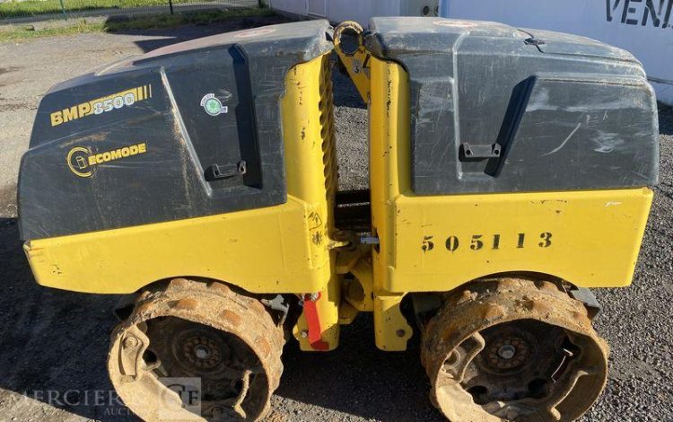 BOMAG COMPACTEUR PIED DE MOUTON  BMP 8500 – 1,5 TONNES – LARGEUR 0,85 M – DIESEL  38083
