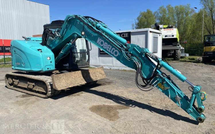 KOBELCO PELLE SUR CHENILLES  SK75SR-7 – 8,8 TONNES – DIESEL – 1061 HEURES – ANNEE 2024  51728