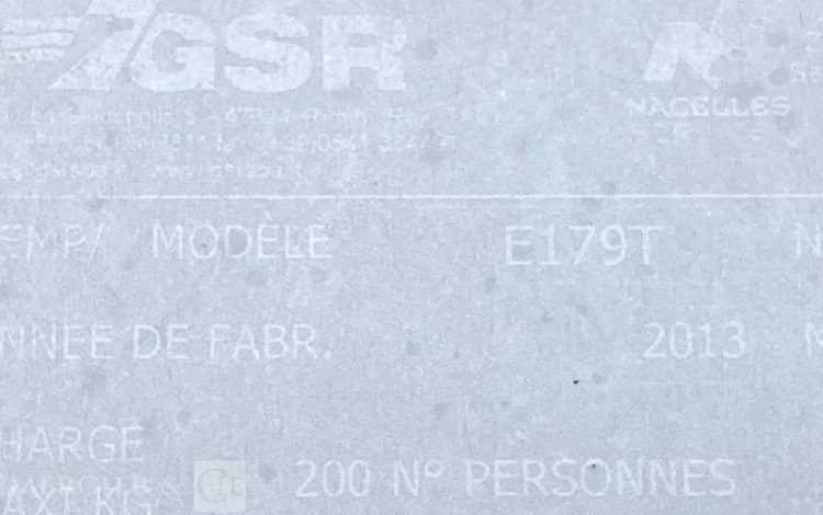 IVECO DAILY 35S11 AVEC NACELLE GSR 179T 18M – DIESEL – 2852 HEURES – ANNEE 2013 ROUGE DB-683-LQ