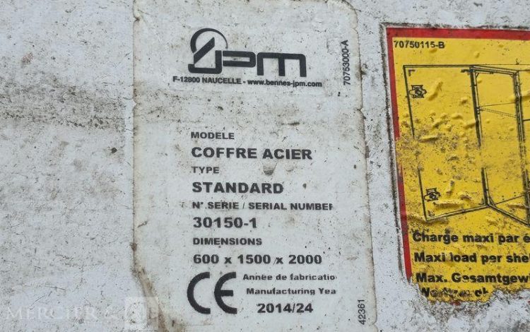 IVECO 35C15.6 BENNE SIMPLE CABINE COFFRE  DH-387-QF