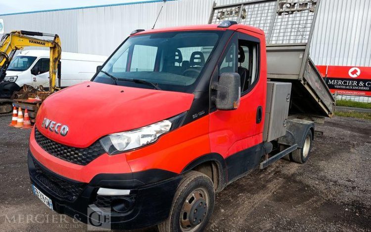 IVECO 35C13 BENNE SIMPLE CABINE COFFRE  EB-218-GW