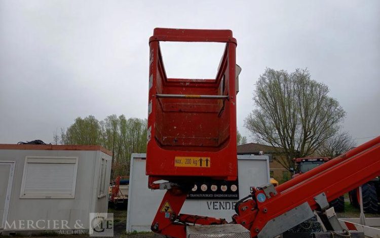 GSR 35S11 AVEC NACELLE GSR E169TR 11M – DIESEL – 1727 HEURES – ANNEE 2016 ROUGE EC-998-WD