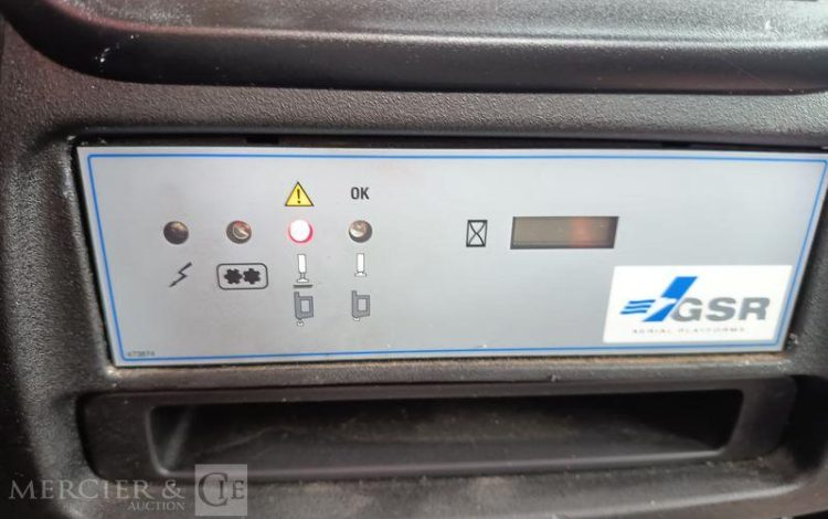 GSR 35S11 AVEC NACELLE GSR E169TR 11M – DIESEL – 1727 HEURES – ANNEE 2016 ROUGE EC-998-WD