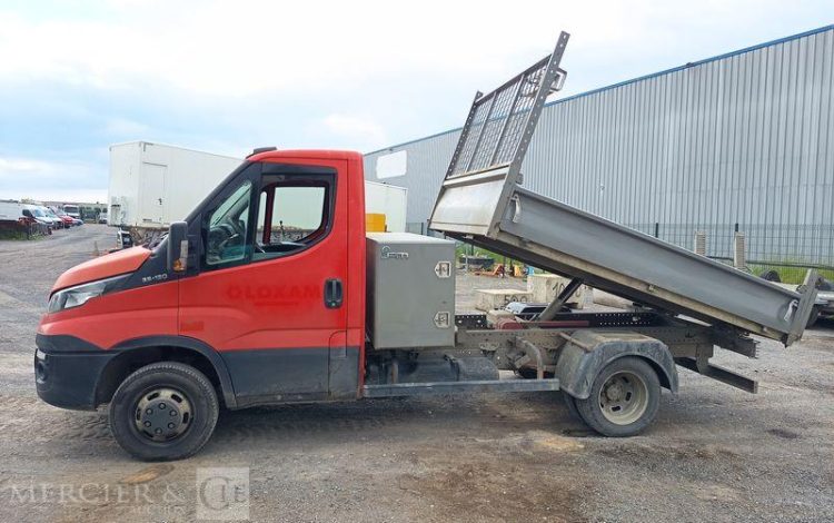 IVECO 35C13 BENNE SIMPLE CABINE COFFRE  ED-152-WX