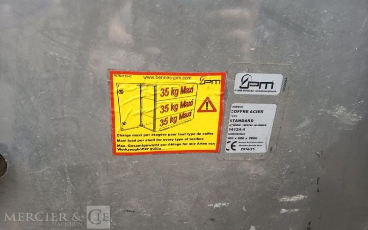 IVECO 35C13 BENNE SIMPLE CABINE COFFRE  ED-152-WX