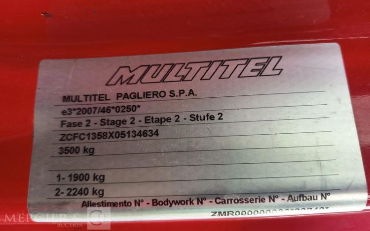 MULTITEL E6 DAILY NACELLE MULTITEL 160ALUIVECO-E6 16M  EJ-006-XQ