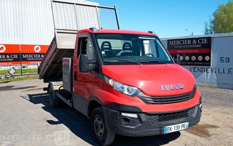 IVECO 35C13 BENNE SIMPLE CABINE COFFRE  EK-135-PE