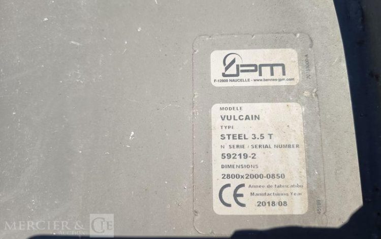 IVECO 35C12 BENNE SIMPLE CABINE COFFRE  EW-280-PT