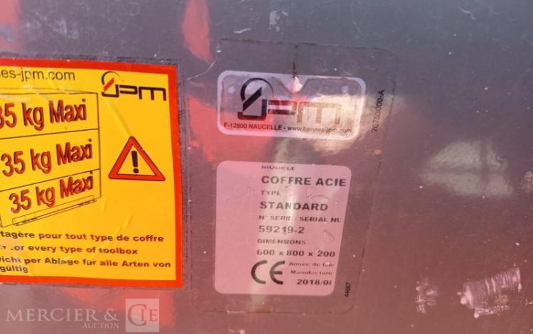 IVECO 35C12 BENNE SIMPLE CABINE COFFRE  EW-280-PT