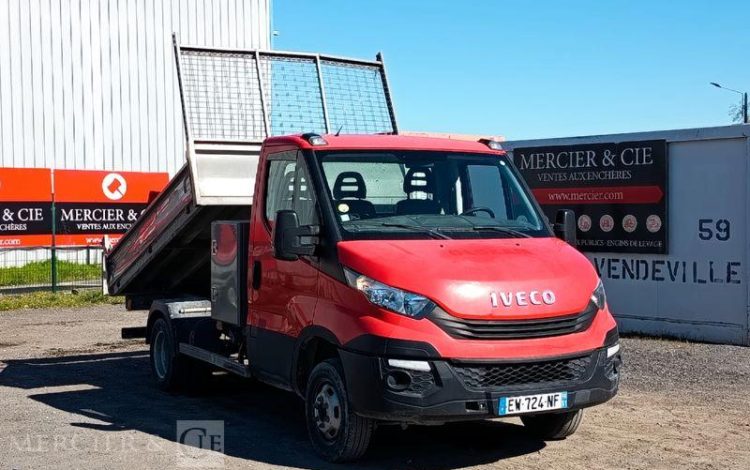 IVECO 35C12 BENNE SIMPLE CABINE COFFRE  EW-724-NF