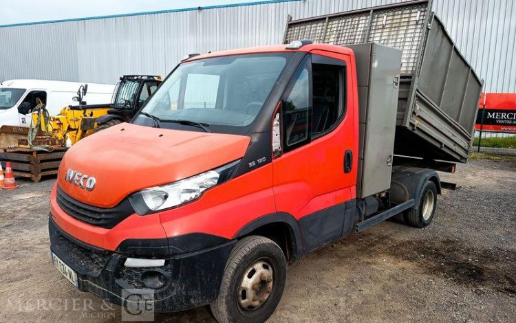 IVECO 35C12 BENNE SIMPLE CABINE COFFRE  EY-734-WL