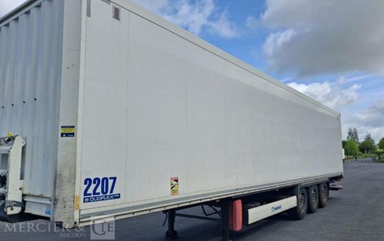 KRONE SEMI REMORQUE FOURGON KRONE RIDEAU Hayon (EN DESIGNATION 77)  FB-310-QB