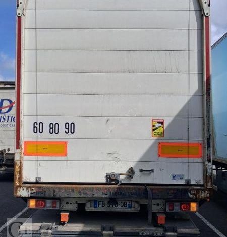 KRONE SEMI REMORQUE FOURGON KRONE RIDEAU Hayon (EN DESIGNATION 77)  FB-310-QB