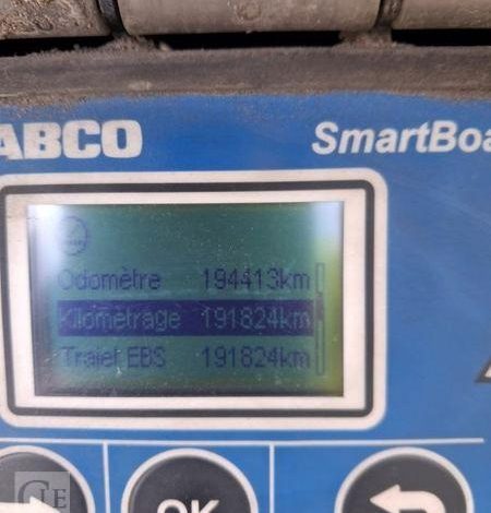 KRONE SEMI REMORQUE FOURGON KRONE RIDEAU Hayon (EN DESIGNATION 77)  FB-310-QB