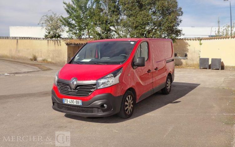 RENAULT TRAFIC 1.6 DCI 125ch 1T2 L1H1 GRAND-CONFORT ROUGE FB-490-BB