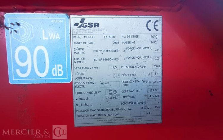 GSR 35S12 AVEC NACELLE 169TR 16M  FC-398-BK