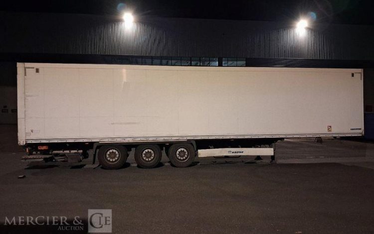 KRONE SEMI REMORQUE FOURGON KRONE RIDEAU Hayon (DESIGNATION 77) BLANC FC-792-CE