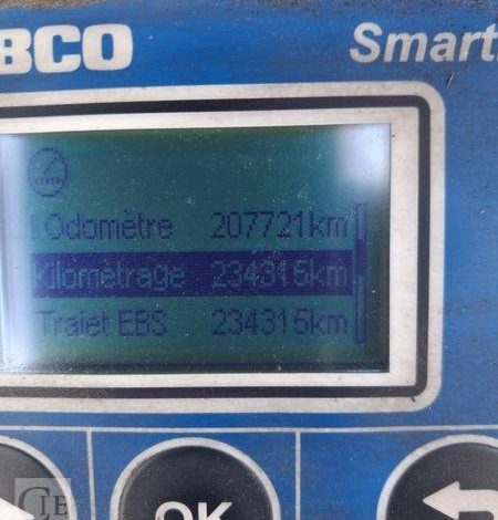 KRONE SEMI REMORQUE FOURGON KRONE RIDEAU Hayon (DESIGNATION 77) BLANC FC-792-CE