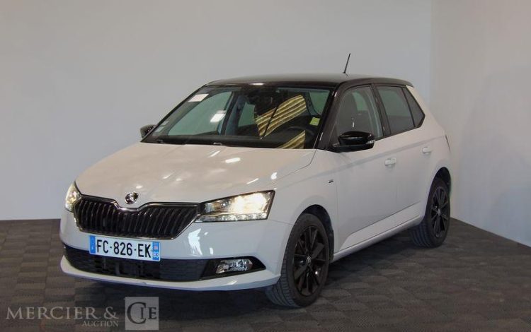 SKODA FABIA 1.0 MPI 75CH CLEVER BLANC FC-826-EK