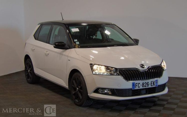SKODA FABIA 1.0 MPI 75CH CLEVER BLANC FC-826-EK