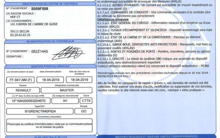 RENAULT MASTER 2.3 DCI 110ch 3t3 L2H2 GRAND-CONFORT GRIS FF-947-NM