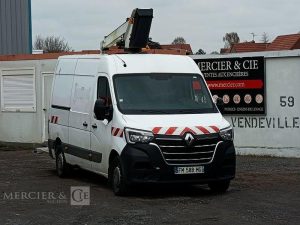 RENAULT MASTER AVEC NACELLE VERSALIFT ETL32-125 – 12 METRES – DIESEL – ANNEE 2019 BLANC FM-588-MG