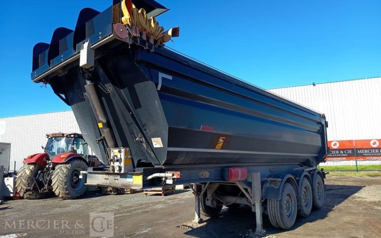 BENALU SEMI REMORQUE BENNE BASCULANTE –  3 ESSIEUX  – PTAC : 38 TONNES – ANNEE 2020  FP-939-NS
